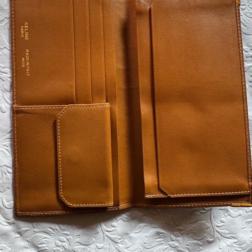 Celine Brown Leather Wallet